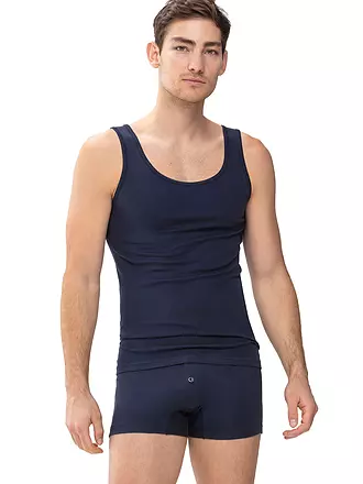 MEY | T-shirt de sport décontracté en coton bleu yacht | 